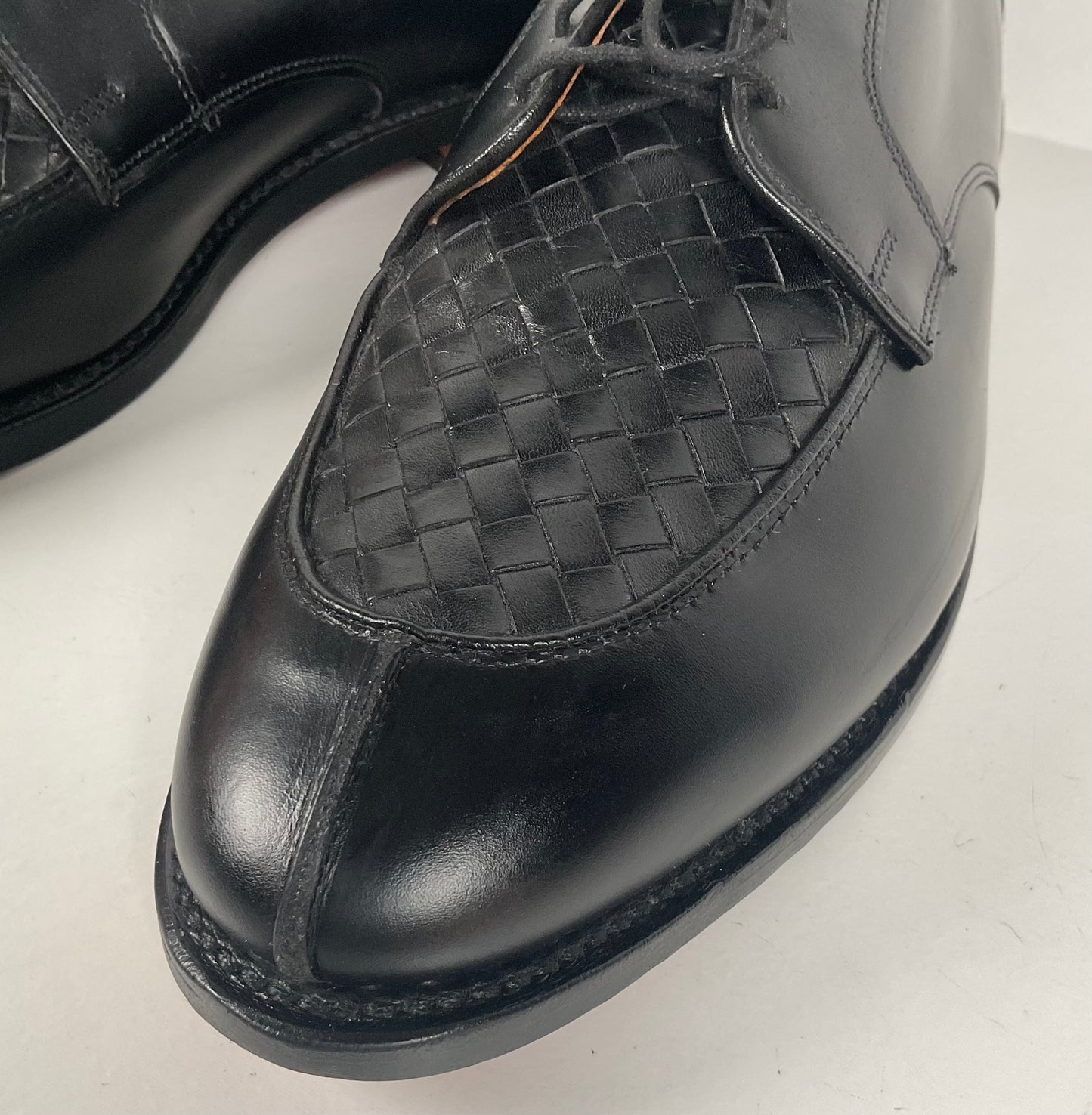Vintage Allen Edmonds | Hersey Derby Shoes| Basket Weave | Split Toe | Men’s 11