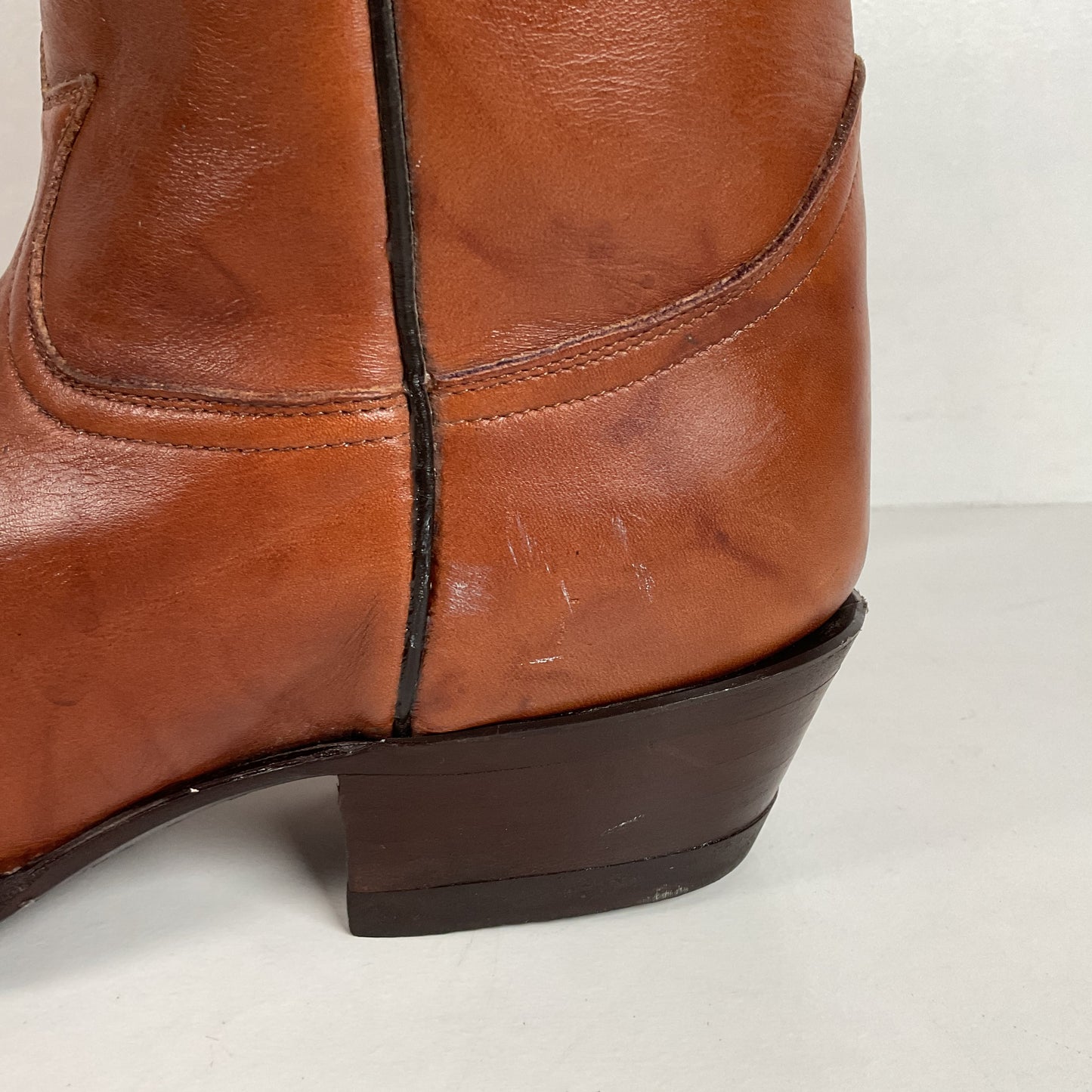 Vintage Tony Lama Cowboy Boots | Chocolate Cow | Men’s 11.5 D