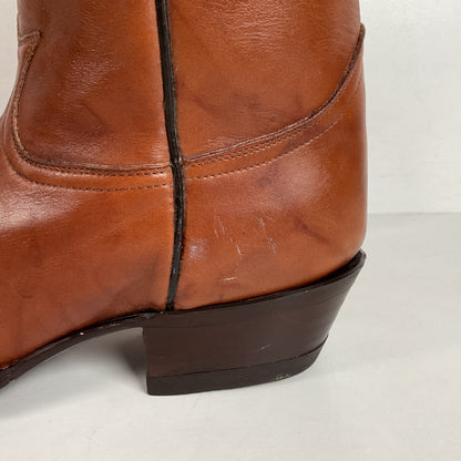 Vintage Tony Lama Cowboy Boots | Chocolate Cow | Men’s 11.5 D