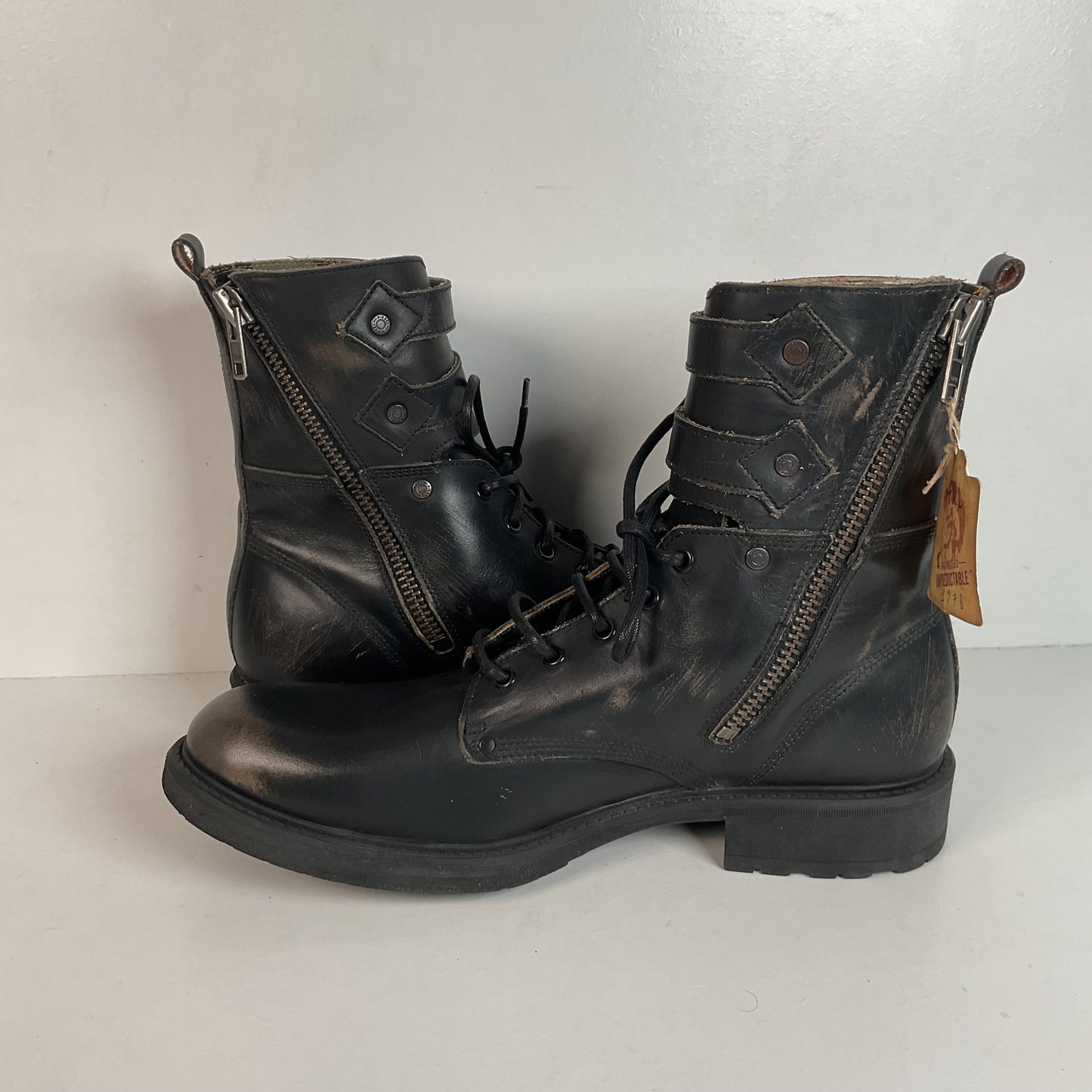 Diesel Double Buckle Harness Boots Men’s 44 EU | 10.5 US Only The Brave