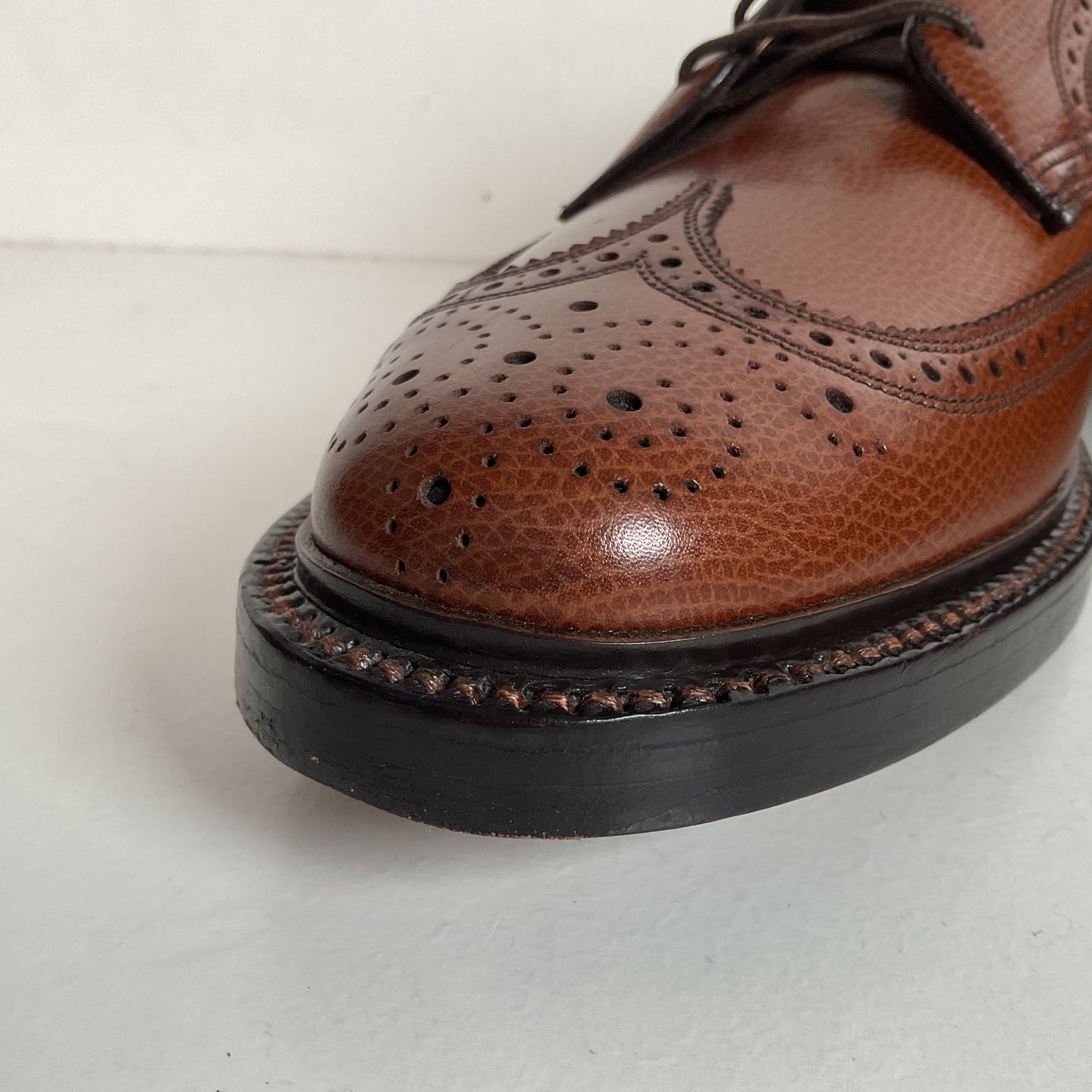 Vintage Florsheim Imperial Longwing Derby Loafers | V-Cleat | 93602 | Narrow | Men’s 9 C