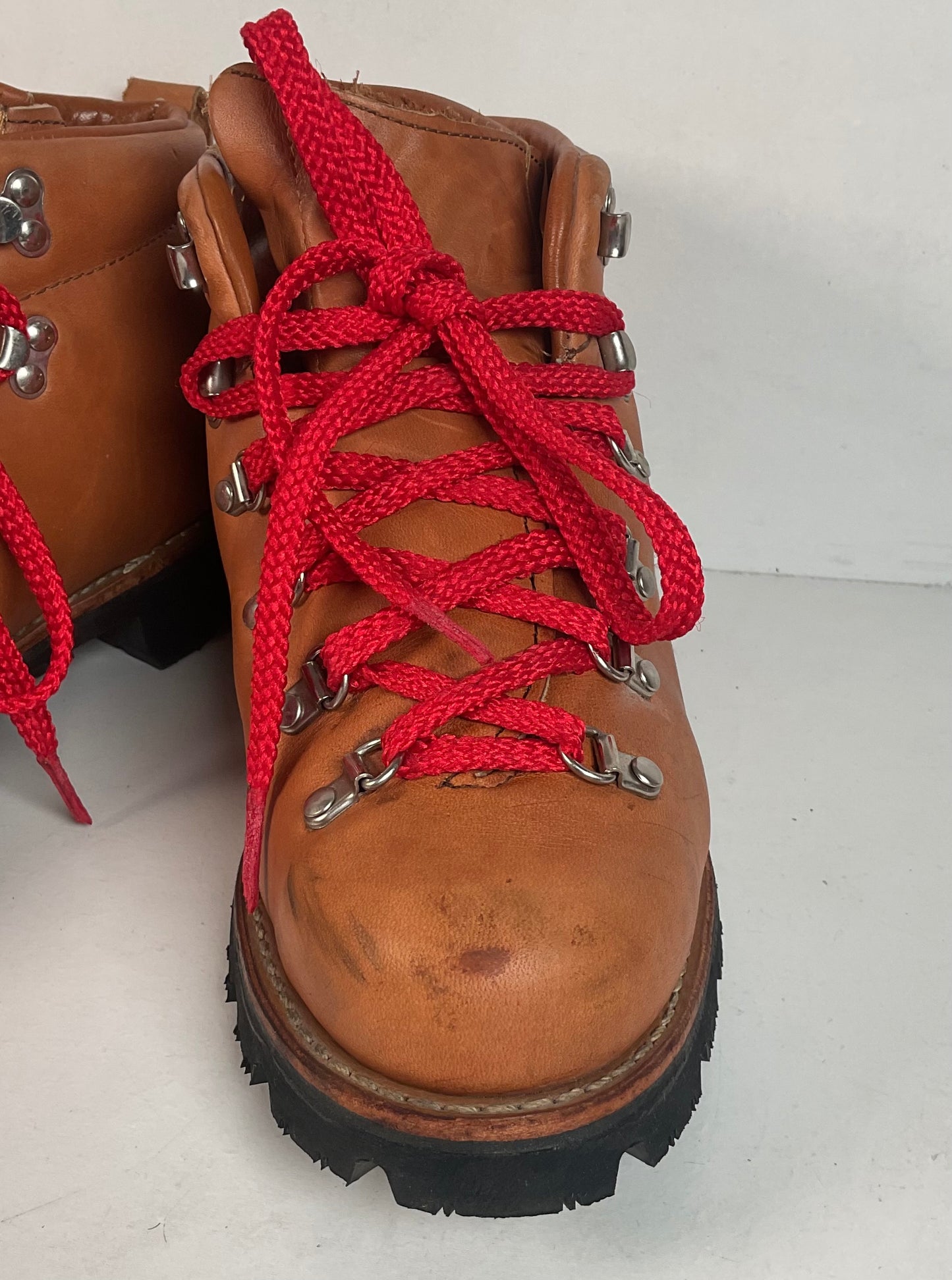 Vintage Knapp Mountaineering Boots | USA Made | Safety Toe | Stomper | 8.5