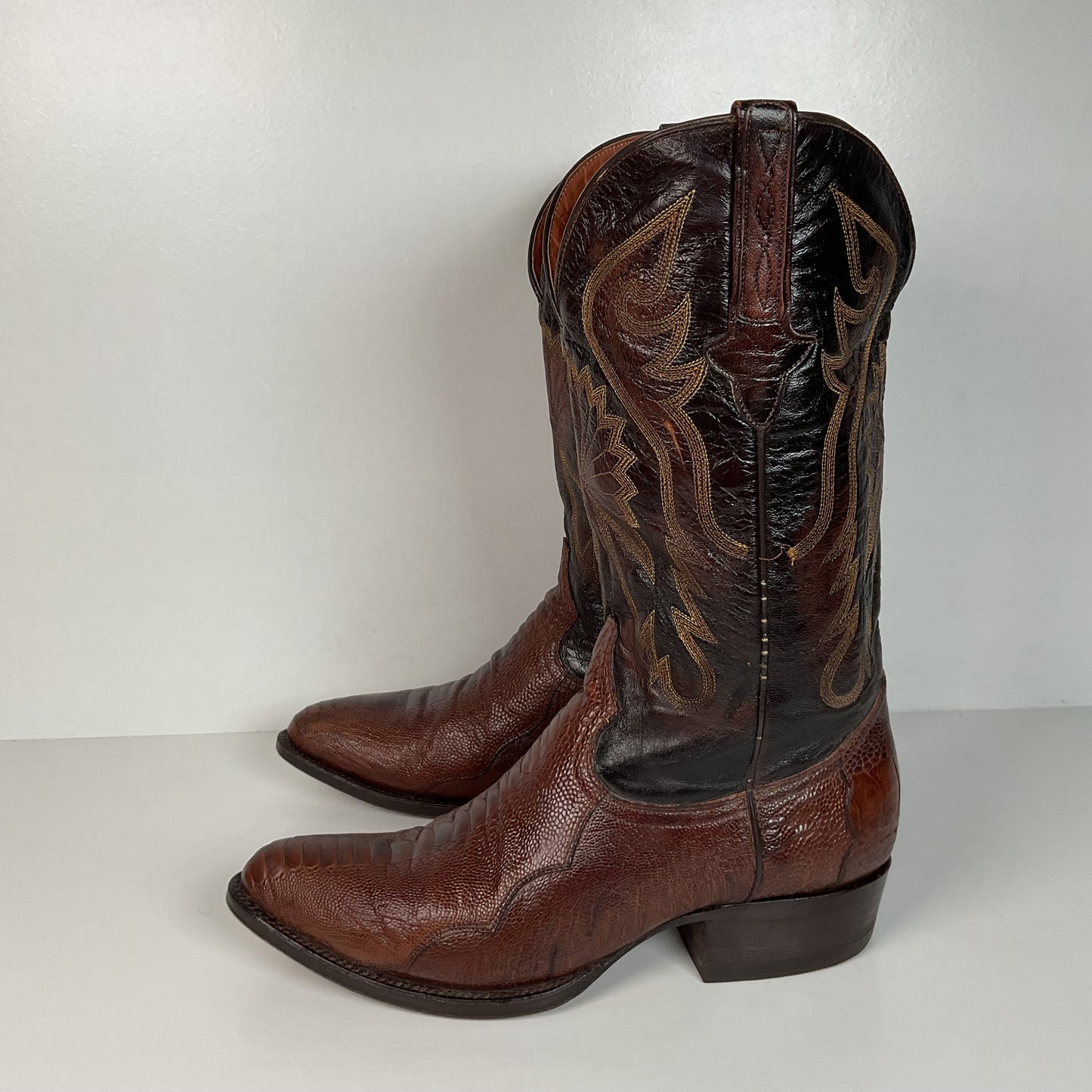 Vintage Cuadra Ostrich Leg Cowboy Boots | Exotic | Men’s 10.5