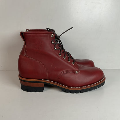 Chippewa Redwood Lace Up Boots 11.5 D USA Made