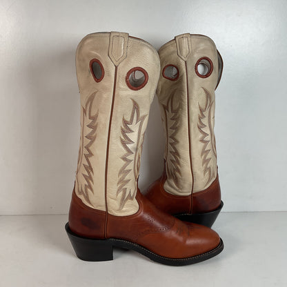 Tony Lama Buckaroo Cowboy Boots 12 D USA Made Sunset Renegade