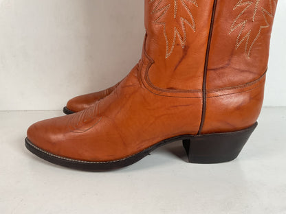 Vintage Justin Redwood Cowboy Boots | USA Made | 10.5 D