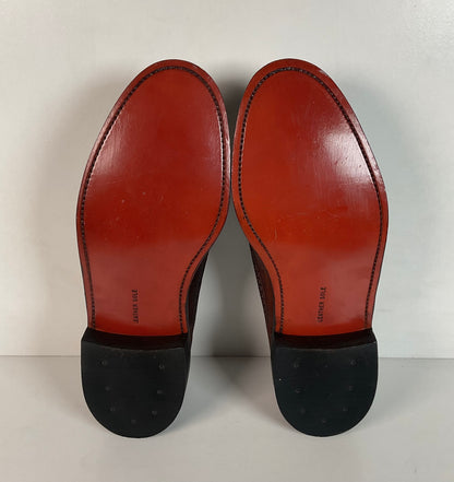 Vintage Stafford Longwing Derby Shoes 9.5 EEE Brogue Gunboat New Old Stock