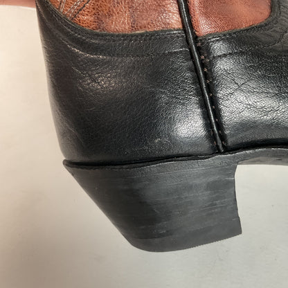 Pat Young Custom Bucket Cowboy Boots | Tooled Inlays | Women’s 7.5