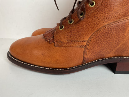 Vintage J. Chisholm Kiltie Packer Boots 10 EE USA Made
