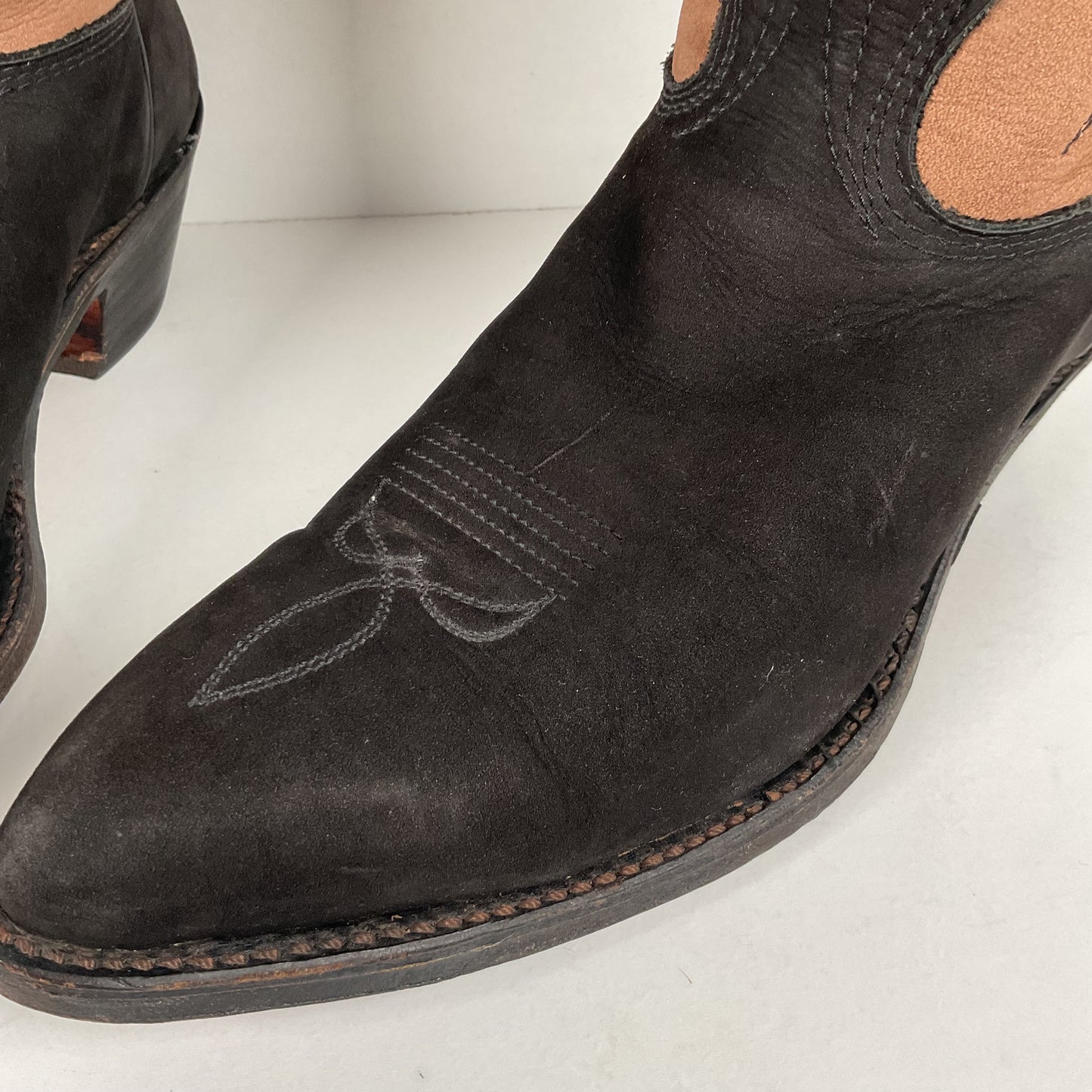 Stewart Handmade Cowboy Boots | Custom | Nubuck Suede | Men’s 9 D