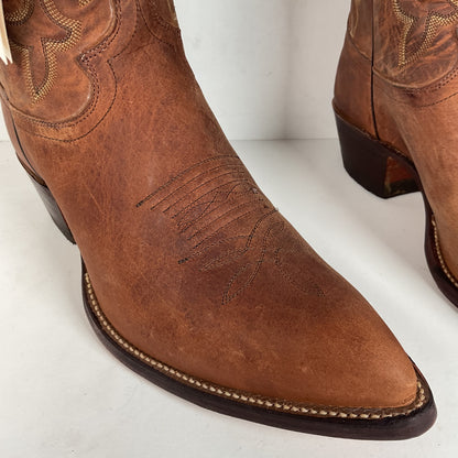 Vintage Justin Bay Apache Cowboy Boots | USA Made | Men’s 8 EE