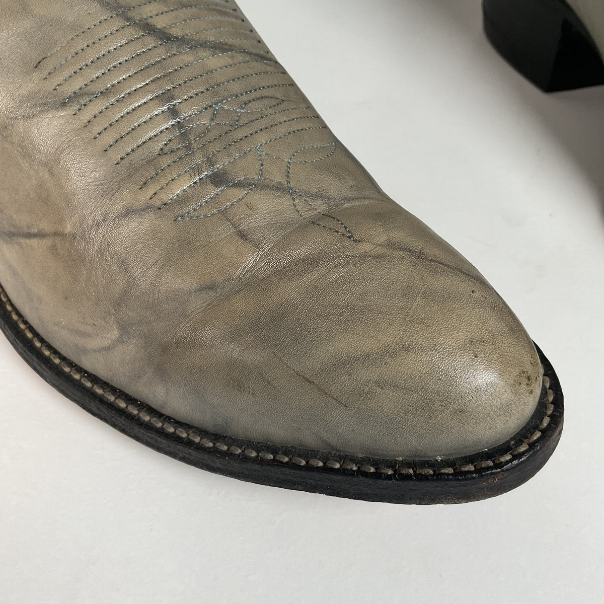 Vintage Tony Lama Gold Label Cowboy Boots | Marbled Leather | Men’s 10.5 EE
