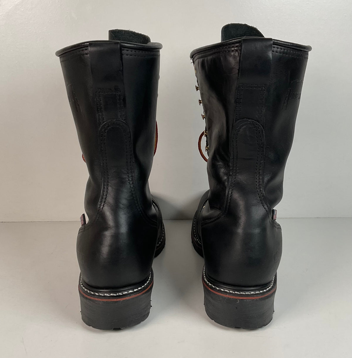 Carolina Linesman Boots | Soft Toe | Black Oil Tan | USA Made | Men’s 12 D