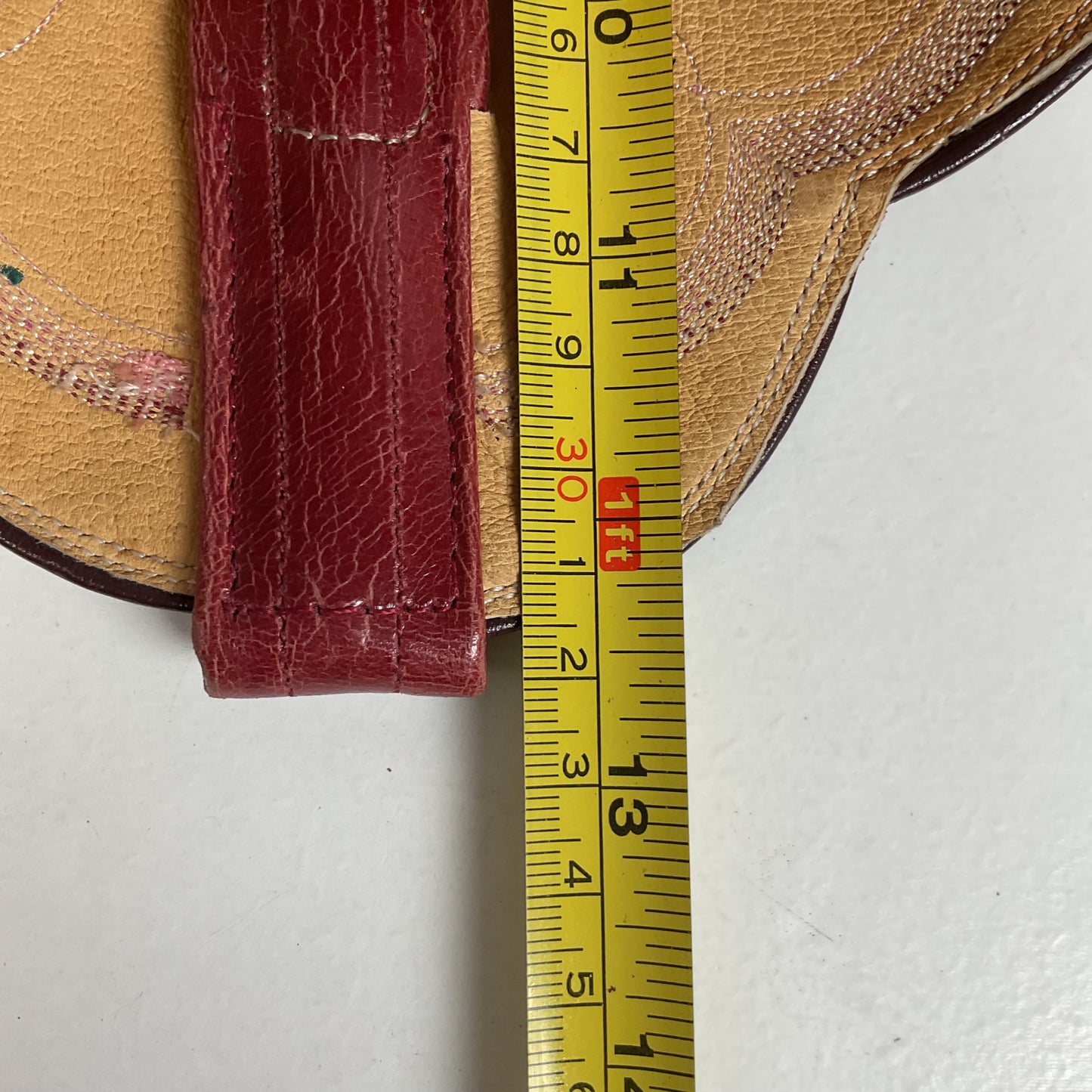 Vintage Panhandle Slim Red Cowgirl Boots 6.5 B Hand Crafted