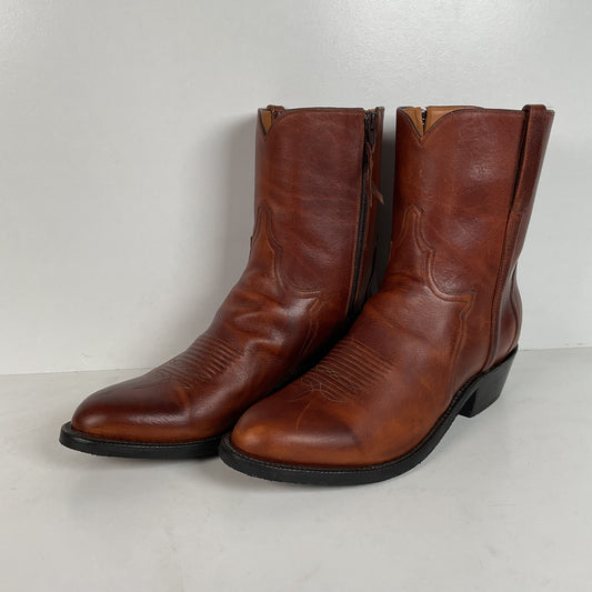 Lucchese Western Side Zip Boots | Ankle | Classics Handmade | 10.5 EE