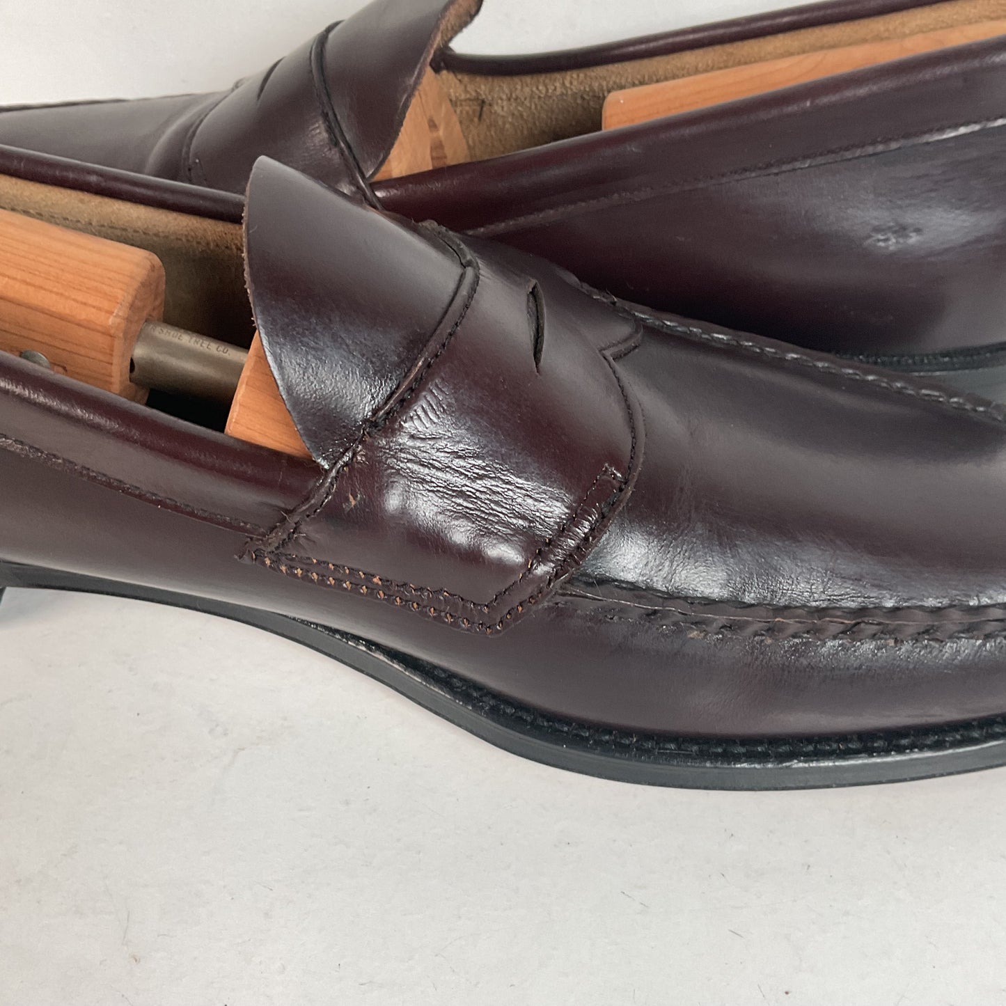 1970s Jarman Moccasin Penny Loafer 12 B Hand Sewn Benchmark