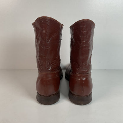 Vintage Jarman Cloth Pull Military Style Boots 11 Narrow 1940s