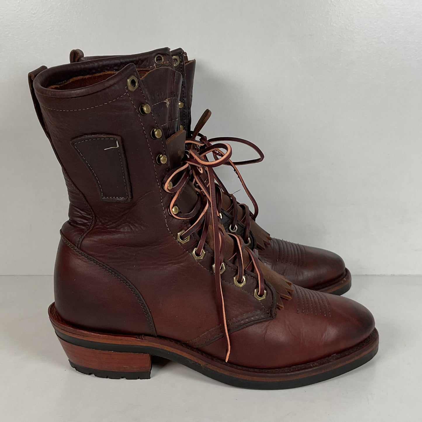 Vintage Chippewa Kiltie Packer Boots | Soft Toe | USA Made | Men’s 9.5 D