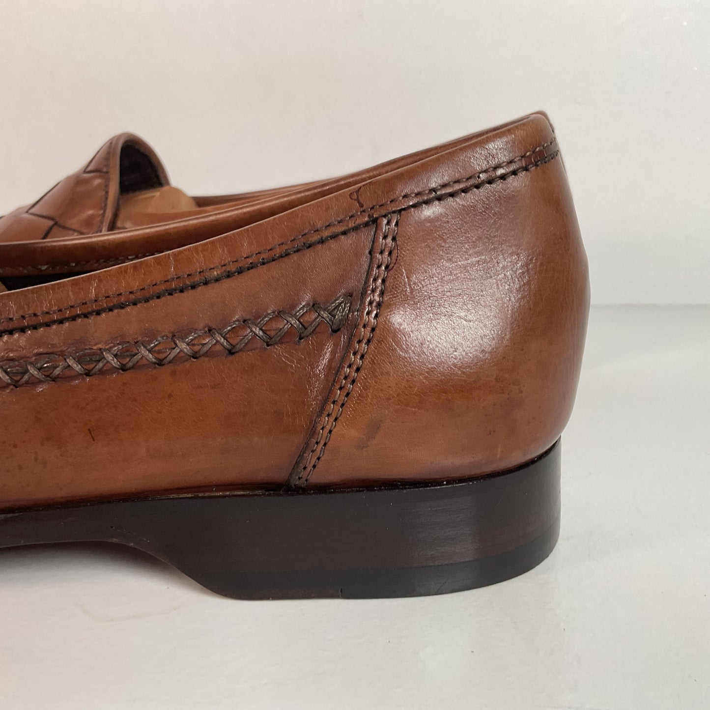 Cole Haan Bragano Loafers | Cristallo | Basket Weave | 8.5 M
