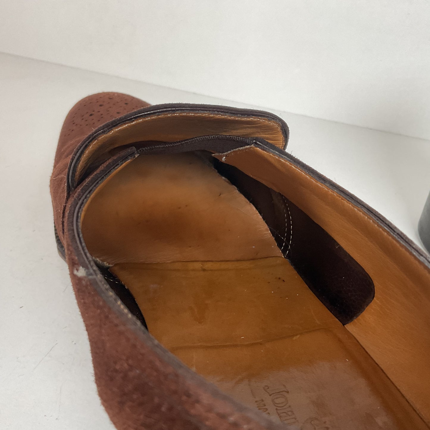 John Lobb Suede Tassel Loafers | Madison | UK 7.5 E | US 8.5 D