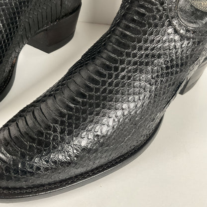 Vintage Tony Lama Cowboy Boots | Python Snakeskin | Men’s 8.5 D