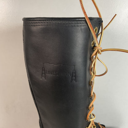 Carolina Linesman Lace-Up Boots — Soft Toe Pole Climber — 11 Wide