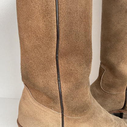 Vintage Frye American Classics Cowboy Boots | Rough Out | USA Made | Men’s 8.5 D