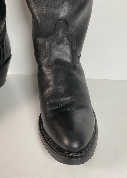 Lady Harley Davidson Motorcycle Boots | Tall | USA Made | Black | Women’s 7 M