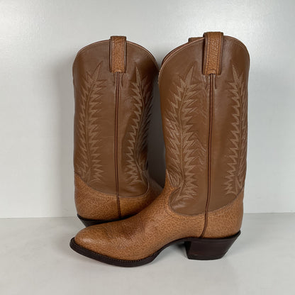 Vintage Tony Lama Cowboy Boots | Bullhide | Gold Label | USA Made | Men’s 9 D