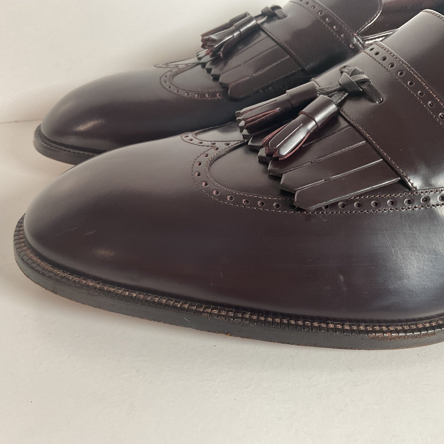 Bally Tassel Loafers | Burgundy Patent | Men’s 15