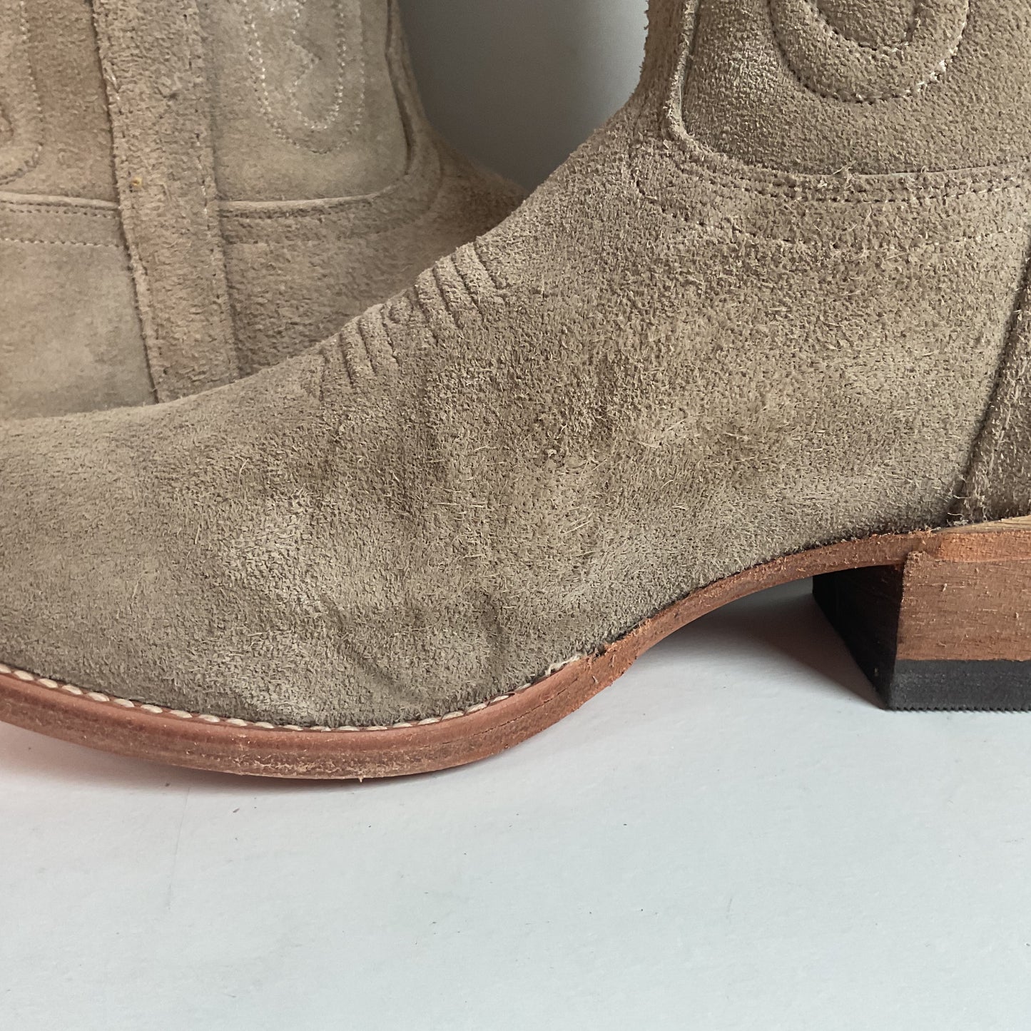 Frye Bruce Suede Cowboy Boots | Rough Out | Women’s 10