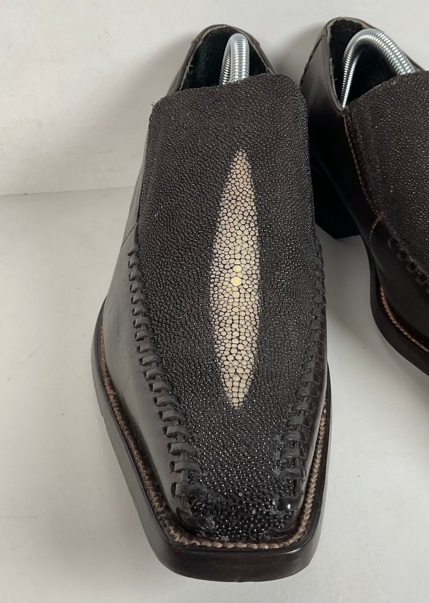 Stingray Mule Clogs | Western | Exotic | Dark Brown | Men’s 9