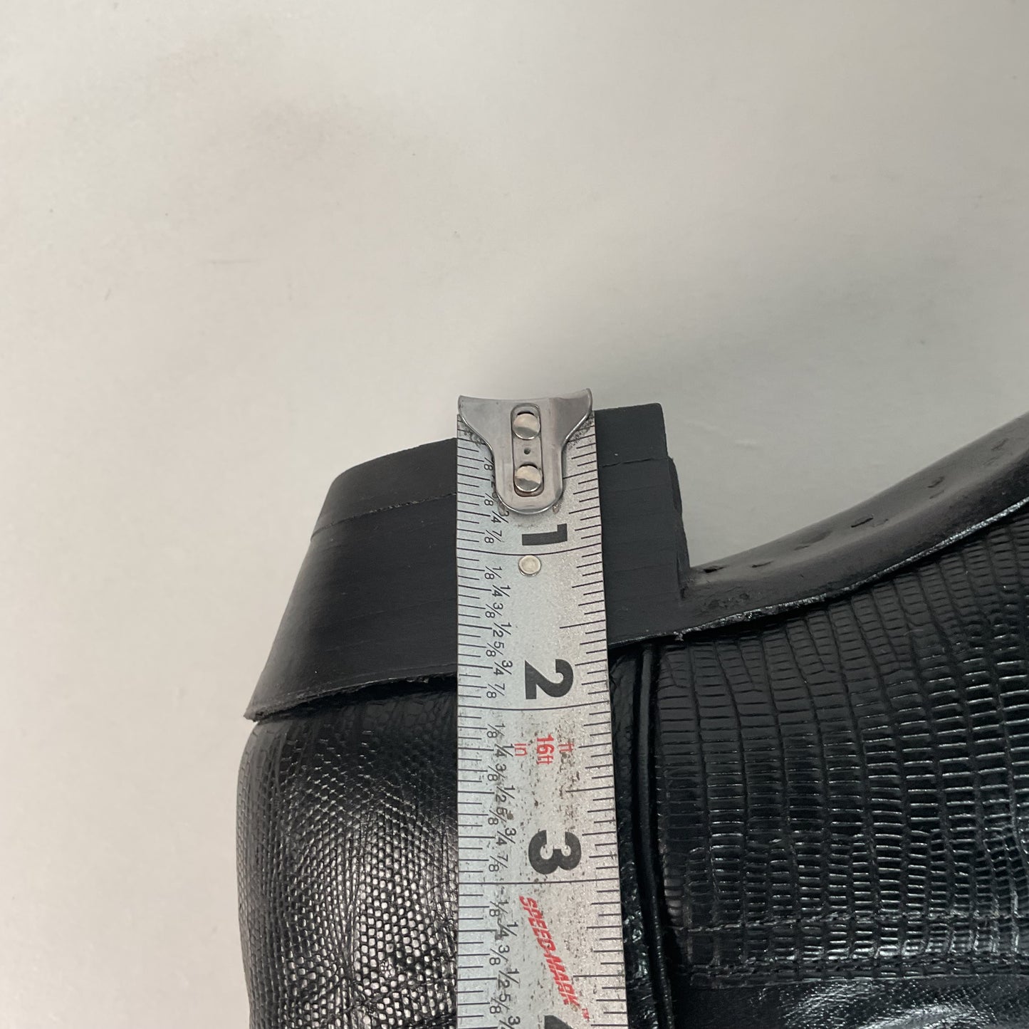 Vintage Justin Lizard Teju Cowboy Boots | USA Made | Black | Narrow | Men’s 12 B