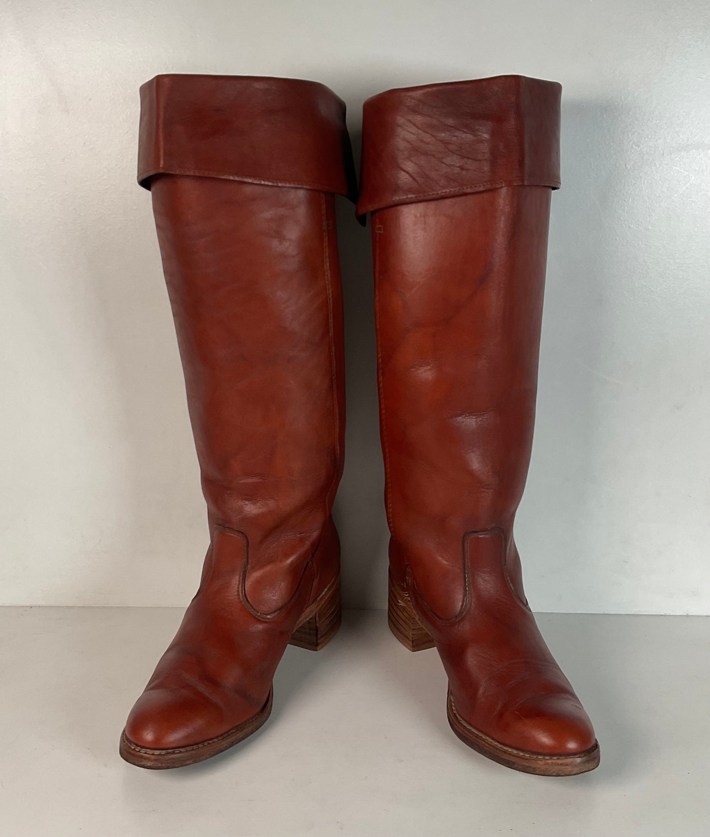 Vintage Dingo Acme Women’s Cuffed Campus Boots 9 M USA Made
