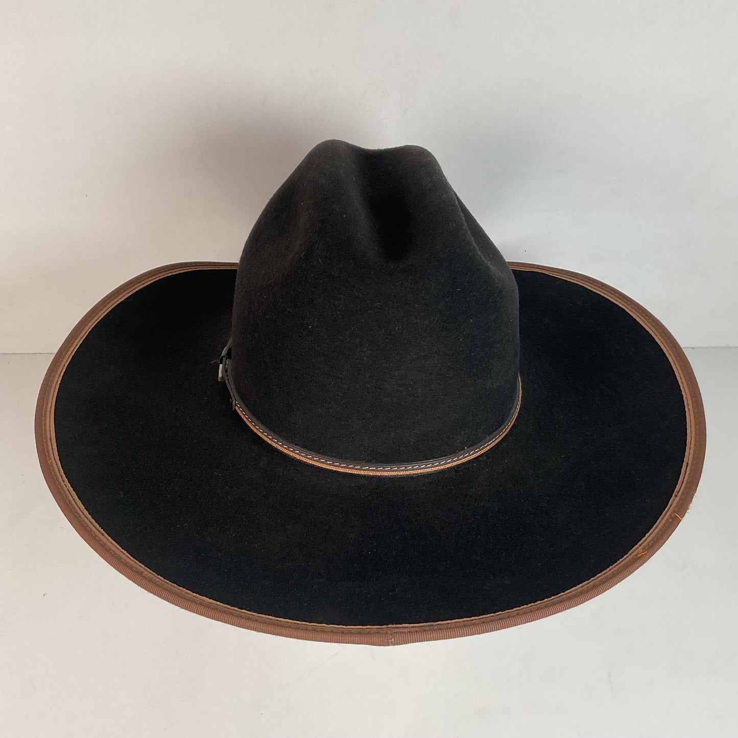 Vintage Stetson Cowboy Hat Black Felt XXX USA Made
