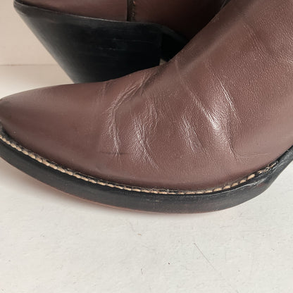 Custom Tall Top Cowboy Boots 11 Wide Shooter Style