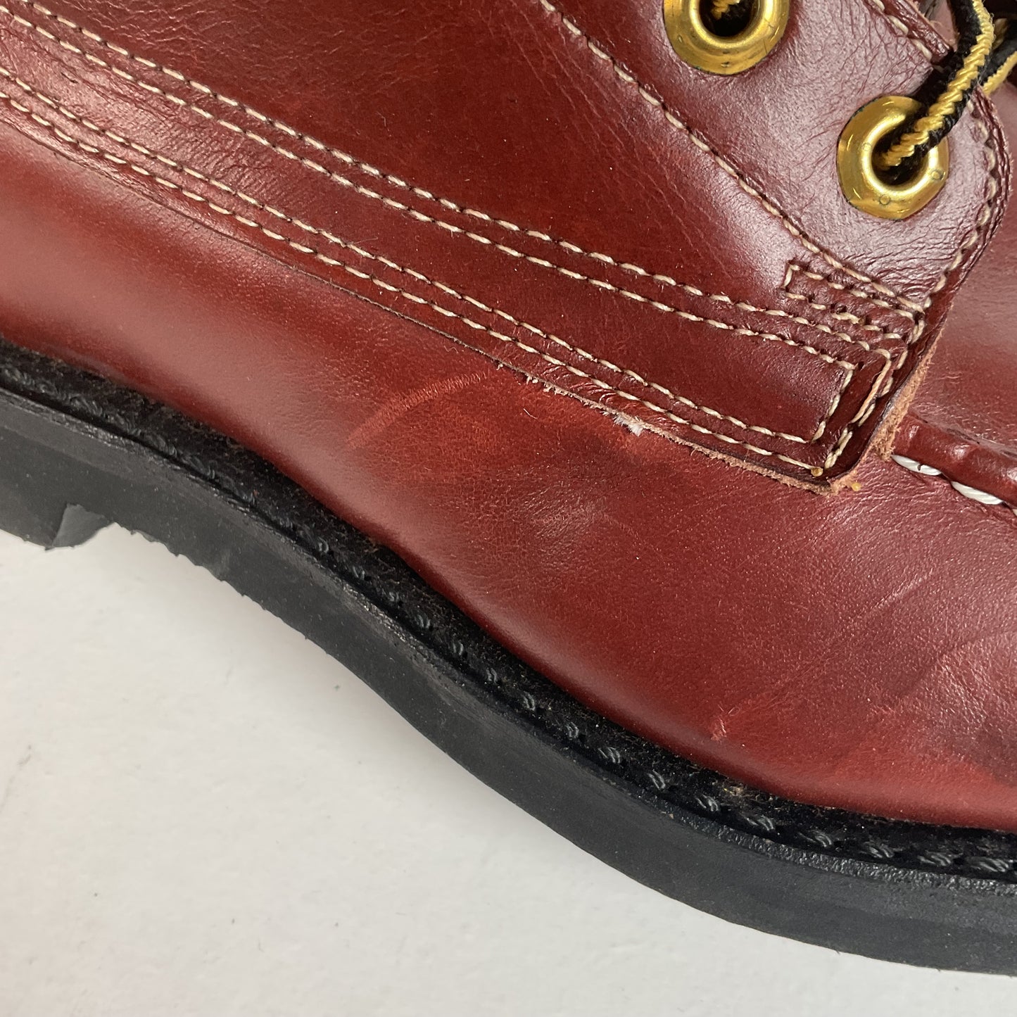 Vintage Herman Survivors’ Moc Toe Boots | USA Made | Men’s 7 | Women’s 8