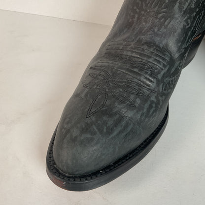 Vintage Texas Sueded Shoulder Cowboy Boots | USA Made | Men’s 8.5 D