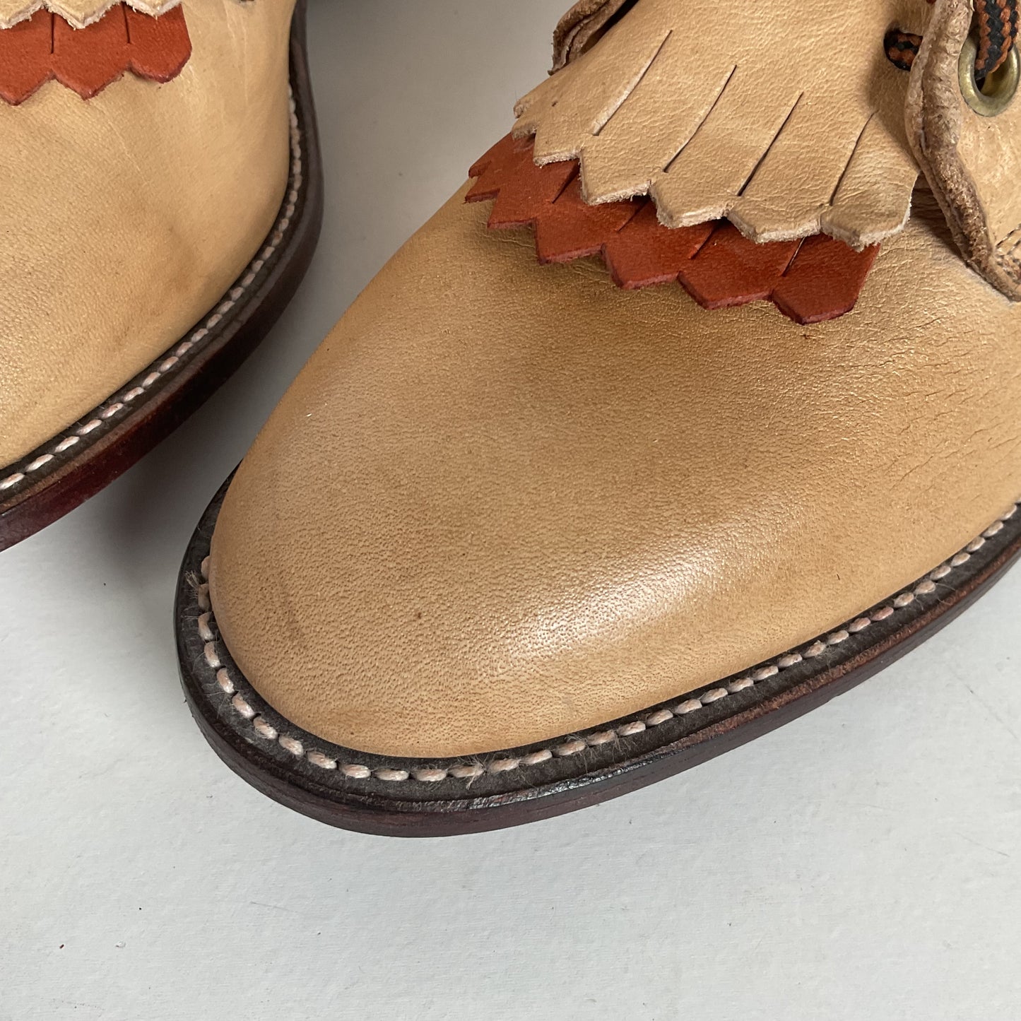 Vintage Larry Mahan Packer Boots | Cowgirl | Lace Up | USA Made | Women’s 8 M