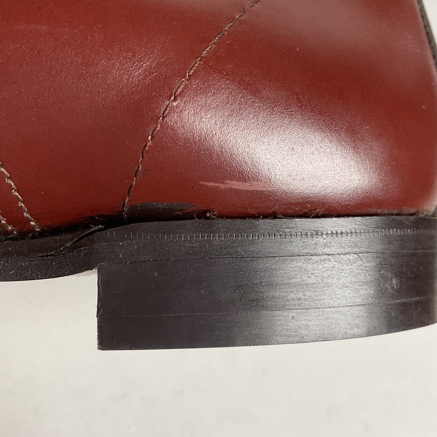Marlborough England Jodhpur Lace Up Boots | Burgundy Calf | UK 9 | US 10