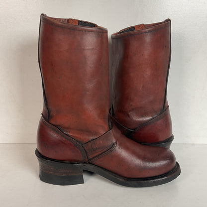 Frye Women’s 12R Redwood Engineer Boots 6 M 150th Anniversary USA Made Distressed