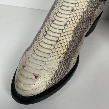 Vintage Tony Lama Water Snake Cowboy Boots | Snakeskin | Men’s 8.5 D