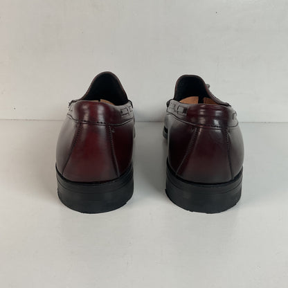 Vintage 1970s Hanover Handsewn Moccasin Loafers 10 D Genuine Shell Cordovan