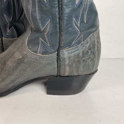 1960s Tony Lama Exotic Elephant Cowgirl Boots Men’s 7 B | Women’s 8 USA Made Gold Label