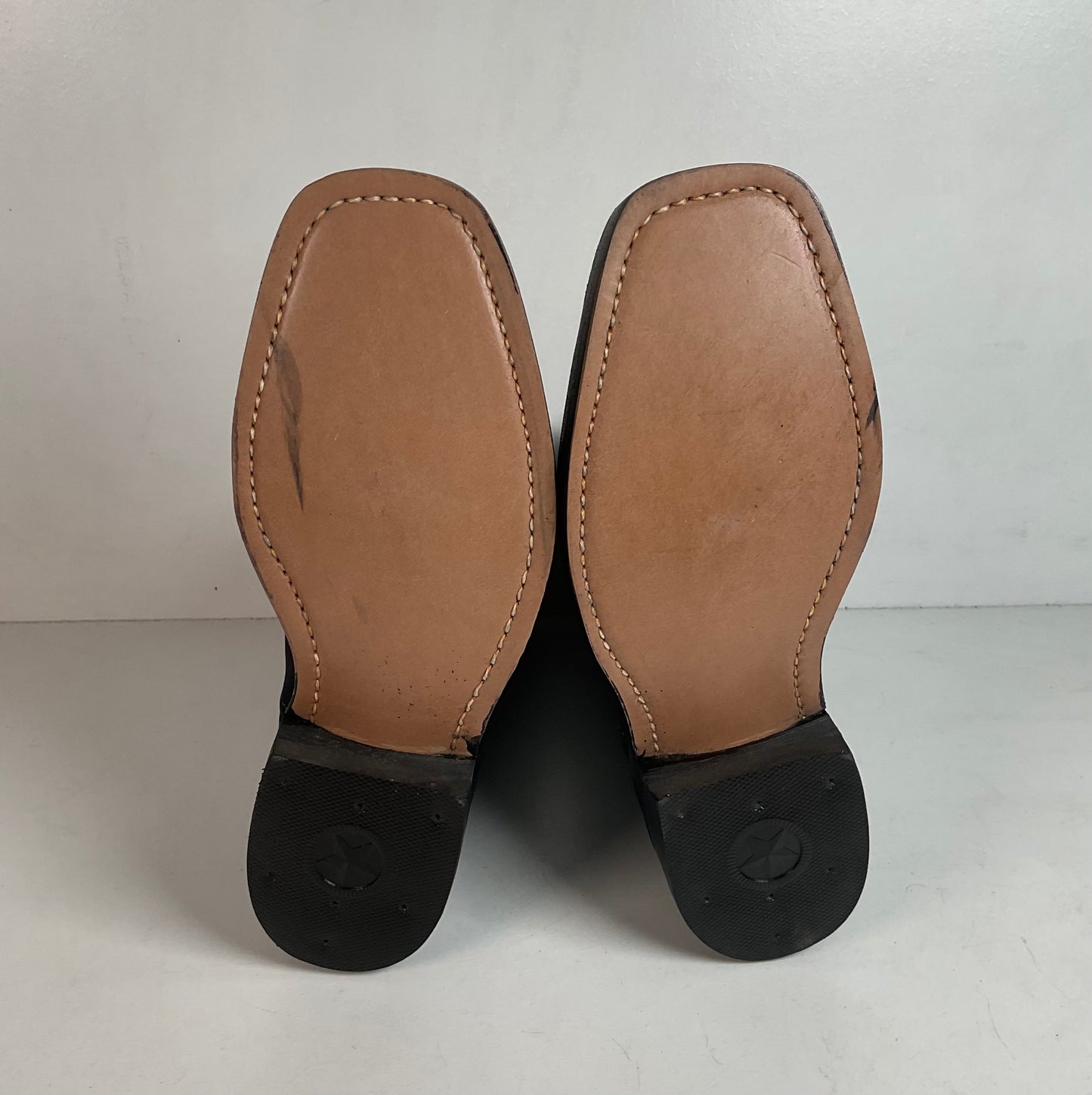 Vintage Rodeo Denim Cowboy Boots Men’s 8 D | Women’s 9 USA Made Chunky