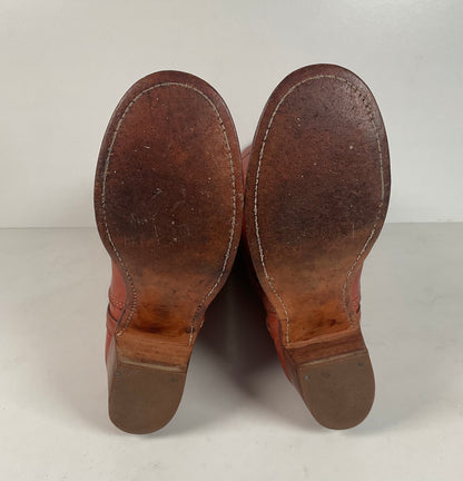 Vintage Dexter Campus Boots | Distressed | Braided | USA Made | Women’s 10 M