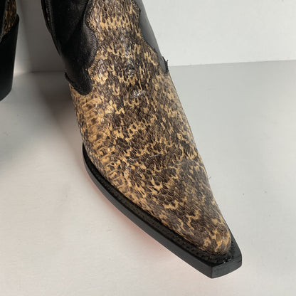 Western Stiletto Boots | Water Snake | Snakeskin | Exotic | Women’s 10