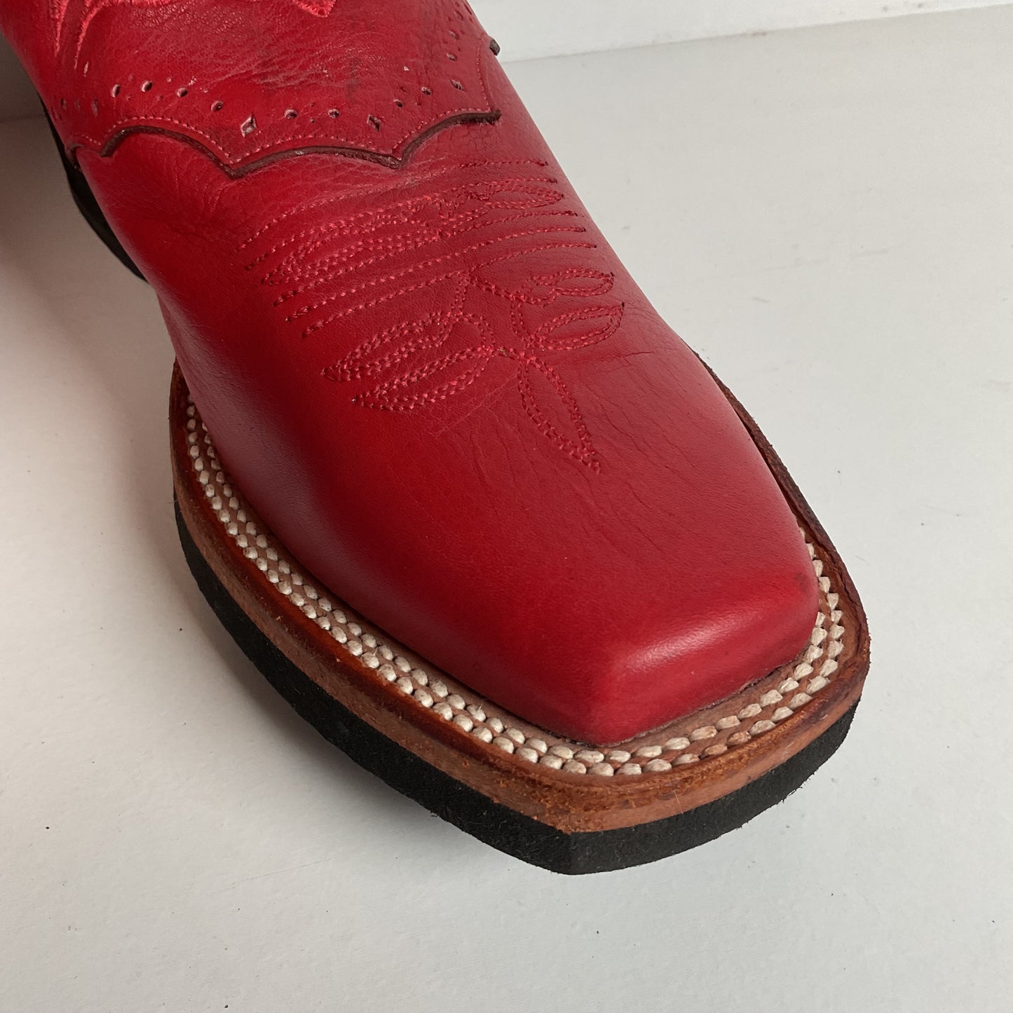 Justin Tekno Crepe Cowgirl Boots | Kansas City Chiefs | USA Made | 8.5 C