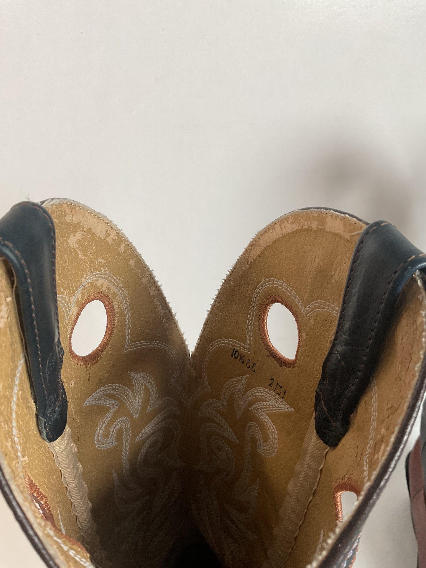 Vintage Double H Buckaroo Cowboy Boots 10.5 EE Punchy