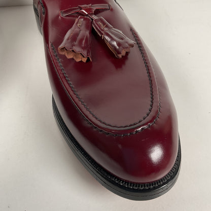 Vintage Allen Edmonds Saratoga Tassel Loafers | Burgundy Calf | Men’s 10 B